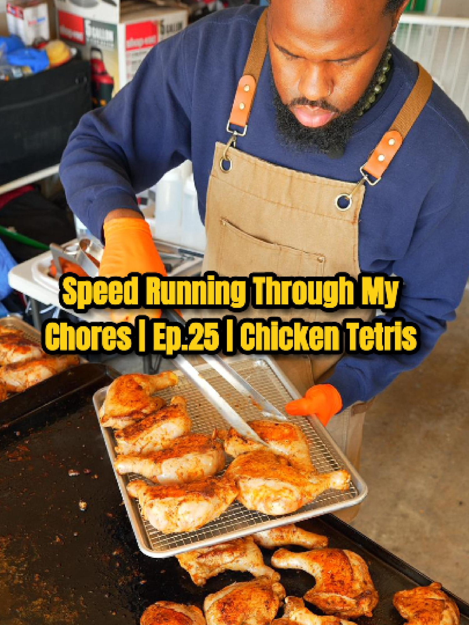 Speed Running Through My Chores | PT.25 | I’m a chicken mathematician 😂 #mealprep #blackstone