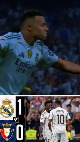 Real Madrid s’impose 1 à 0, face à Osasuna... pour cette première journée de Liga, Une belle victoire qui lance la saison,  . #Realmadrid #osasuna #laliga #viniciusjunior #mbappe  #CapCut 