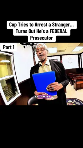 Cop Tries to Arrest a Stranger… Turns Out He’s a FEDERAL Prosecutor #cops #copsoftiktok #law #viral #bodycam 