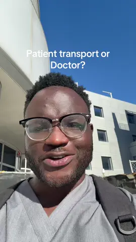 Apparently I give off patient transport vibes 😂😂#residency #doctor #premed #medicine #intern 