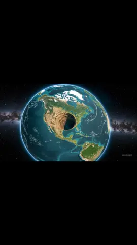 Giant hole in the earth🌏 #🕳️ #aiart #mysterious #earth #surreal 