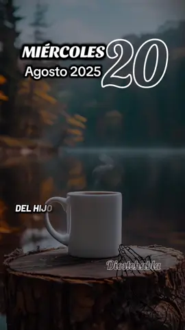 Oración, En el nombre del Padre, del Hijo y del Espíritu Santo. Amén. Señor, hoy es miércoles 20 de agosto. #oracion #dios #miercoles #buenosdias #oraciondelamañana 