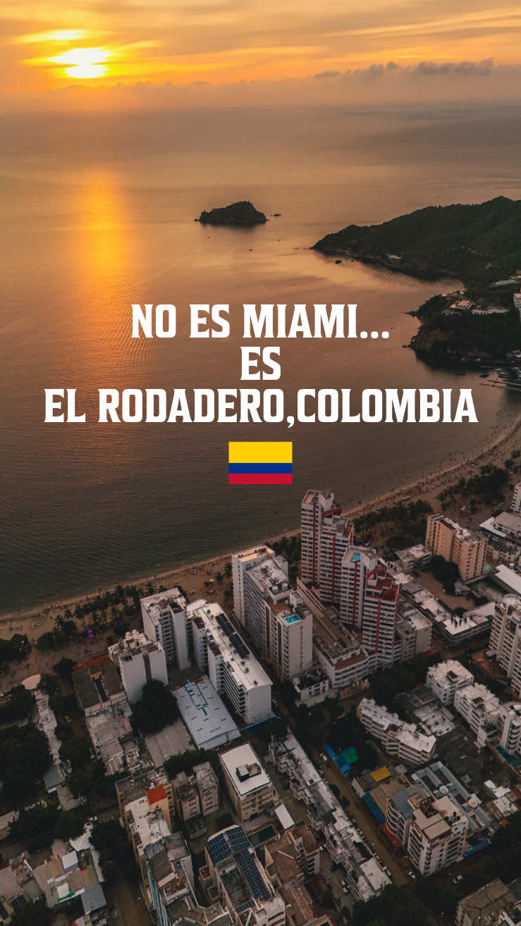 🌆Postales que parecen de Miami, pero solo pasan en Santa Marta, Colombia #santamarta 