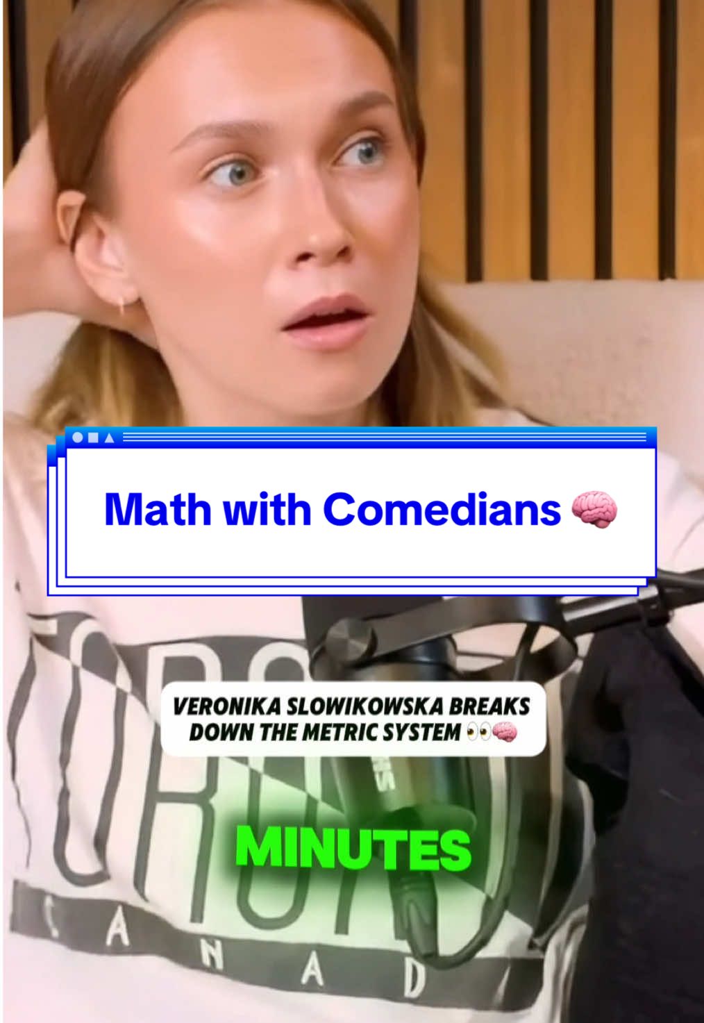 Loosing brain cells 🫣 #fyp #podcastclips #PodTok #veronikaslowikowska #veronicaiscool #rickglassman #podcast #metricsystem #canada #standupcomedian #acting #comedyvideo #trending #viral #comedian 