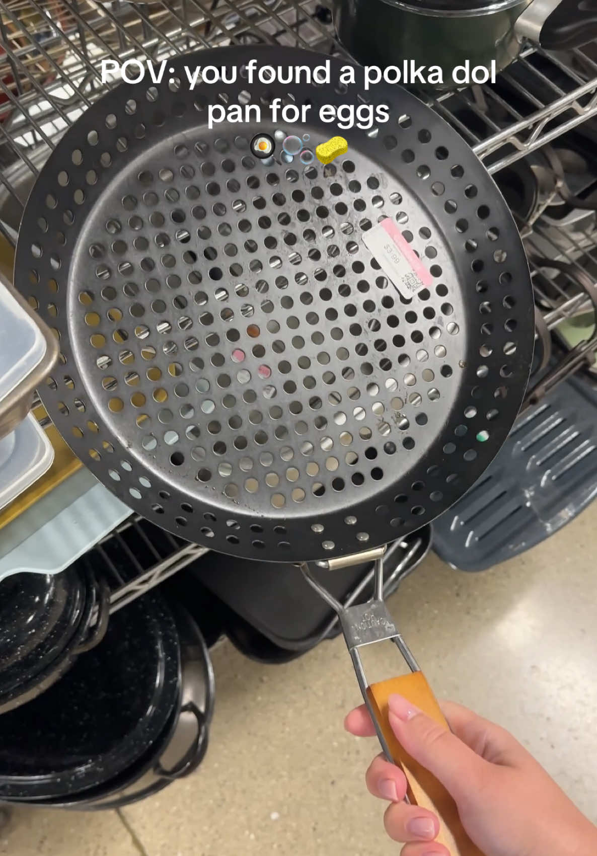 Have you ever tried polka dot eggs?🥚 #CleanTok #asmrcleaning #thriftstore #washing #thrifthaul 