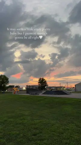 The sky is pink but the camera makes it look orange 