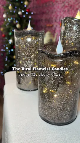 They are on sale and soooo pretty! #flamelesscandles 