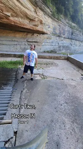 Clifty Falls in Madison, IN is a stunning state park carved by ancient seas! 🌊 Millions of years ago, this whole area was covered in ocean, home to corals, brachiopods, trilobites, and other marine life 🐚🪸. Truly a beautiful place we will be coming back to. The terrain was rough so if you go be prepared and be safe! #clifty #cliftyfalls #indiana #statepark #bigclifty 