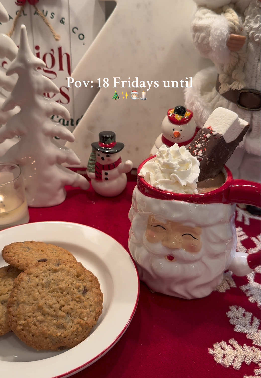 Pov: 18 Fridays until Christmas!🎄 #fyp #christmas #christmastiktok #christmascountdown #cozychristmas 