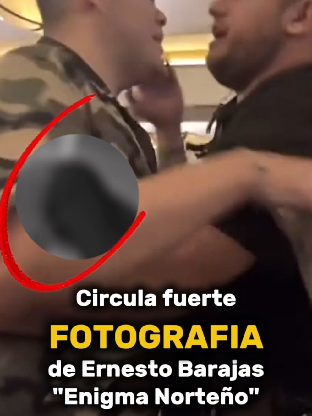 Circula en Redes Sociales Fotografías de Ernesto Barajas Vocalista de Enigma Norteño  #ernestobarajas #fotografia #enigmanorteño #luto 