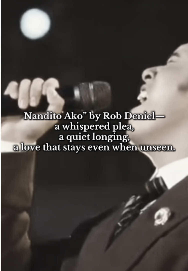 A plea rather than a comfort. Finally, Rob Deniel’s takes on a more vulnerable, pleading quality—more like “Please, I’m here,” longing to be seen before it’s too late. It resonates deeply with feelings of unspoken love and the emotional weight of waiting in silence. Mahigpit na yakap para sa lahat ng 