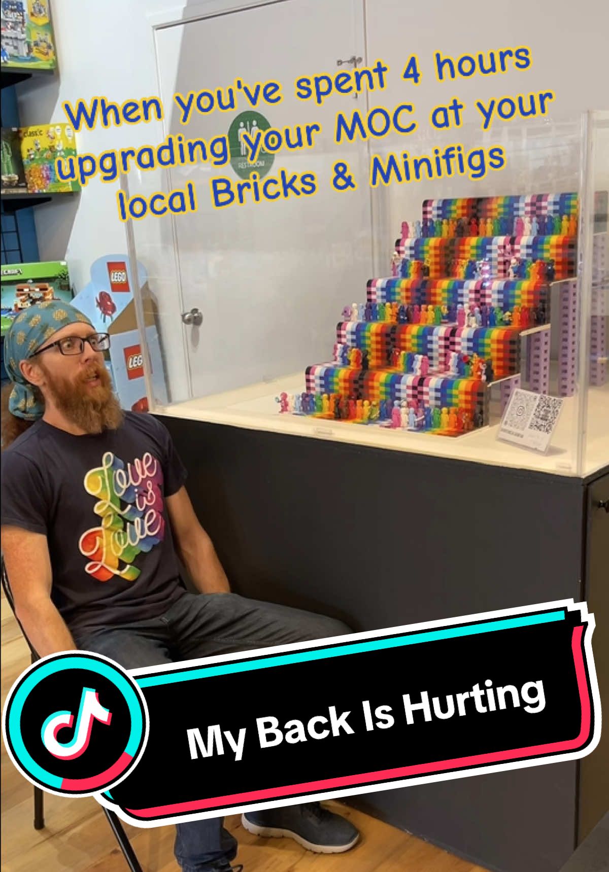 Huge than you too @Bricks & Minifigs Centennial for the extra Everyone Is Awesome sets to expand my Everyone Is Extra Awesome MOC currently on display at their shop! 🥰 Can we get one more upgrade before the set expires?!? 🧐 #BamFam #Lego #AFOL #EveryoneIsAwesome #EveryoneIsExtraAwesome 