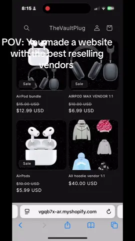 DM ME OR COMMENT VENDOR FOR THE WEBSITE #viral #goviral #fyp #bestquality #TheVaultPlug 
