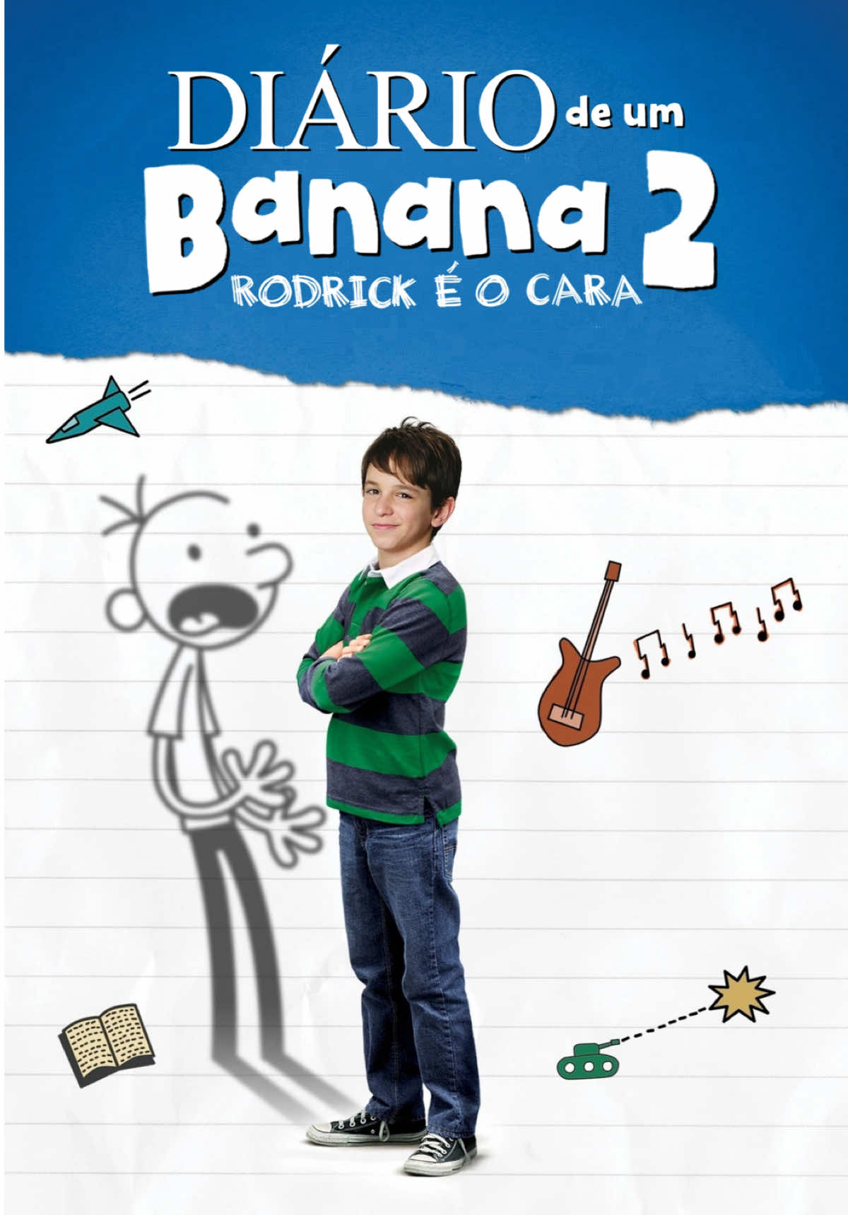 Diário de um Banana 2: Rodrick é o Cara Sinopse: Greg Haffley e seus amigos embarcam em uma nova aventura. Dessa vez, Rodrick, irmão mais velho do garoto, é a nova dor de cabeça da turma e sempre se diverte às custas do caçula. Greg precisa evitar que Rodrick descubra um segredo, mas a tarefa é complicada já que tudo está registrado em seu diário. #disney #fypp #diariodeumbanana #filmescompletos #filmesparaassistir 