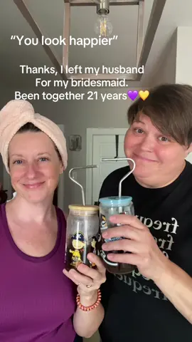 Oh yeah and sleeping like a baby and full of life and love! Follow along for more of our story! #wifeandwifeinc #marriedlife #lesbiansoftiktok #funnycouples #wlw