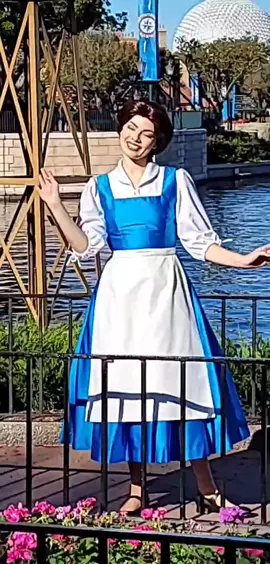 Belle in her blue dress 👗  #belle  #disney #disneyworld #france #disneyland