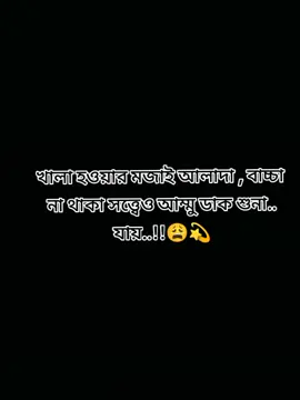 খালা হওয়ার মজাই আলাদা বাচ্চা না থাকা সত্ত্বেও আম্মু ডাক শুনা যায়...💝
