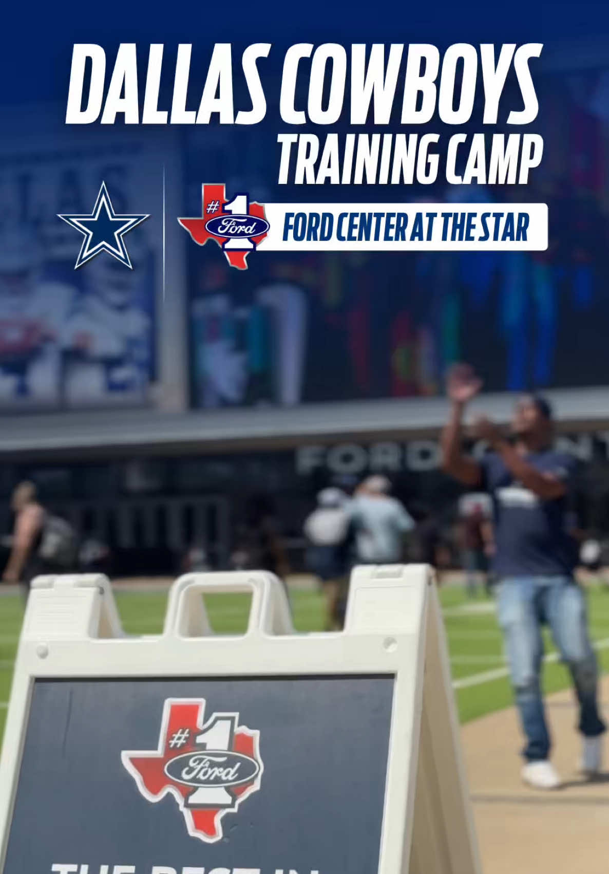 How bout them boys?! ⭐️  Join @Dallas Cowboys training camp today and tomorrow here 📍Ford Center at The Star! 🏈 It's FREE!  #NTXFord #DallasCowboys #CowboysCamp #FriscoTX #SomosCowboys