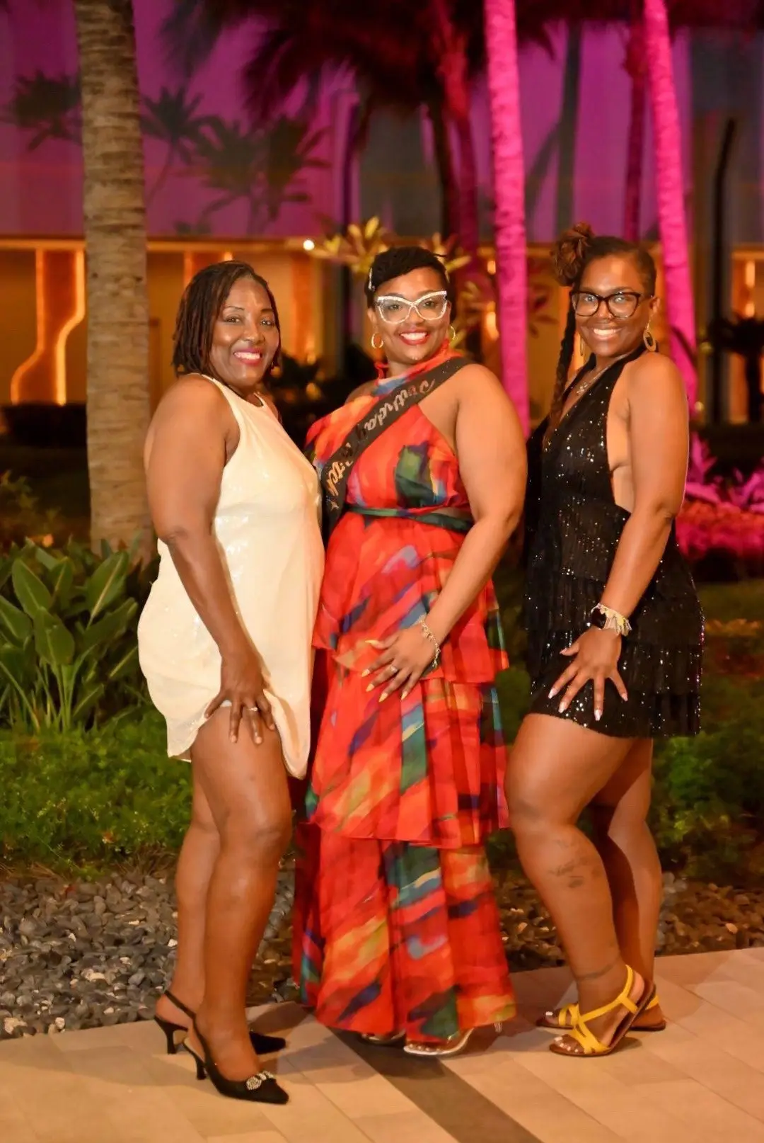 Went a little something like this 👀! Oh, but wait until you see the videos. I will post videos on story and profile. Hit that follow button. #40andoverclub #fyp #birthdaytrip #birthdaygirl #leoseason  🍷 Favorite drinks: Don Julio Blanco 🎉 Celebration highlights: Parted with so many other     Leo’s. It was such a vibe.  📍 Location & venue: Cancun, Mexico Rio Resort  📸 Photo spots: Beach, Pool, Resort 🍽️ Dining experience: Good 👭 Friendships celebrated: Mom, Sister and I 🕒 Time of events: Aug 15-18th