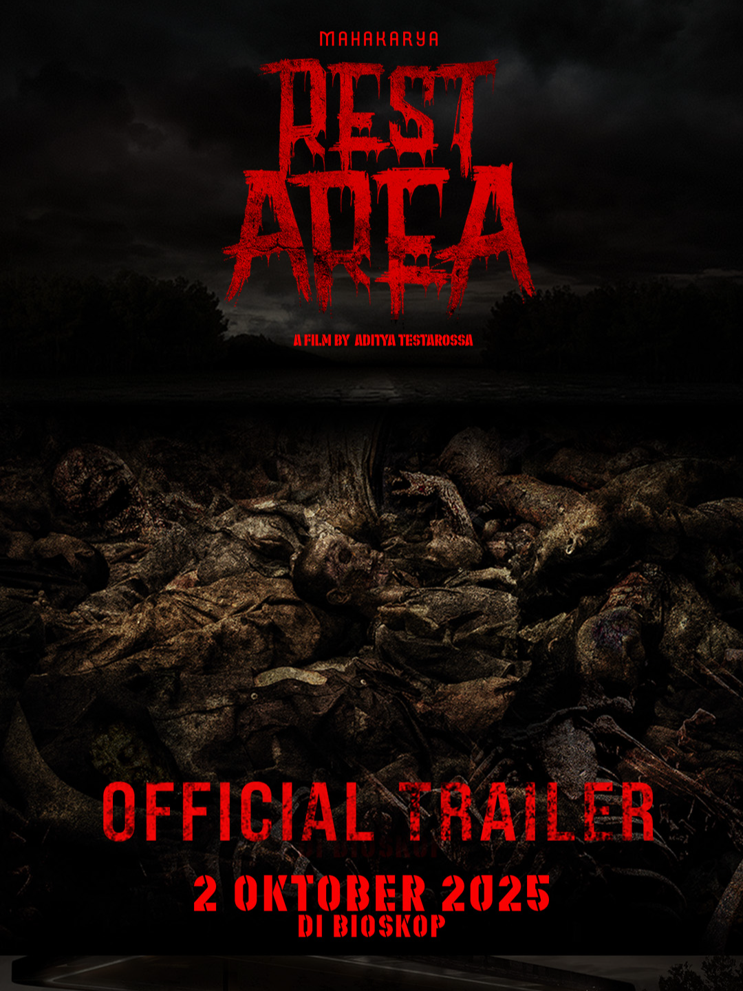 OFFICIAL TRAILER REST AREA Jasad bisa dikubur. Tapi dendam akan terus hidup.. menjelma berbagai wujud! REST AREA 2 OKTOBER 2025 DI BIOSKOP #restarea #restareafilm #filmhororindonesia