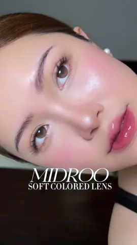 MIDROO soft colored lens in WILDCAT BROWN ✨🤎 #midroocontactlens #coloredlens #midrooph 