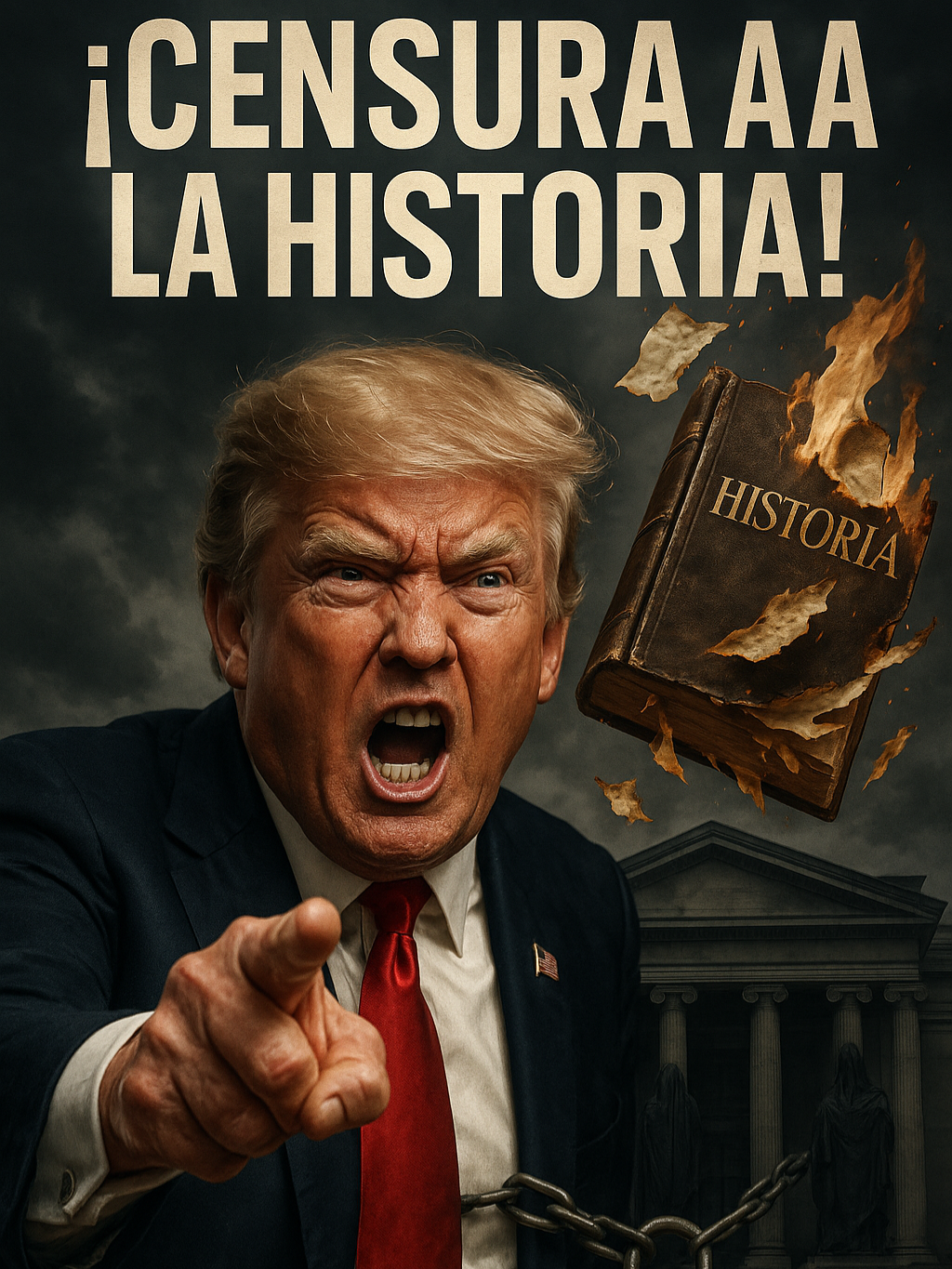 Donald Trump quiere controlar lo que los museos enseñan sobre la esclavitud. ¿Historia o propaganda? Si hoy maquilla el pasado, mañana puede manipularlo todo. ¿De qué lado estás? Hashtags: #Trump #NoticiasVirales #Dictadura #MuseosEEUU #Esclavitud #NoticiaImpactante #ParaTi #FYP #HazloViral #NoLoBorrarán