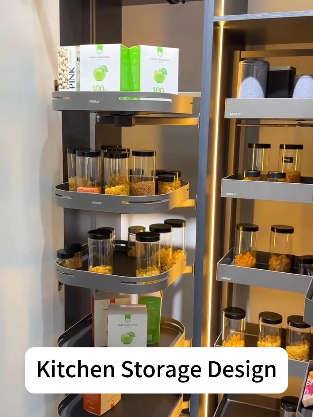 Spin it, grab it, love it ✨🍪🌀 A rotating pull-out basket that makes snacks, spices, and all those little kitchen essentials easy to see and even easier to reach 🙌. No more forgotten goodies hiding in the back — just smooth rotation and smart storage 💡. 👉 Would you add this to your dream kitchen? 🏡 #KitchenDesign #SmartStorage #PullOutBasket #HomeInspo #OrganizedLiving #KitchenStorage #SmartDesign #CabinetGoals #OrganizedLiving #Kitchen #SmartKitchen