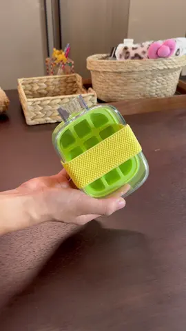 Ice Cube Water Bottle 2-in-1 with Straw – Easy Press Ice Tray, Leak Proof Lid, Vertical Ice Maker for Freezer, Travel, Gym & Home Use Utensils.#icecubes #icecubetray #goodthing #fyp #dealsforyoudays 