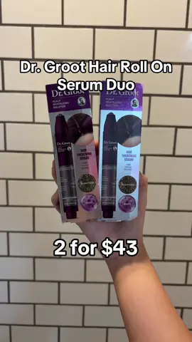 #DrGroot Hair Roll On Serum Duo 💜 Get 2 for only $43 #scalpserum #koreanhaircare #TiktokShopCreatorPicks #hairloss 