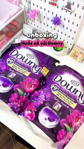 Nước xả vải Downy thơm xỉu #unboxing #nuocxavai #nuocxavaidowny #downy #xuhuong 