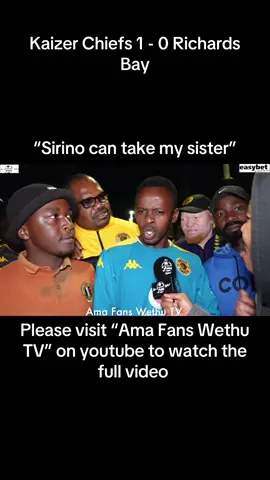 Please visit “Ama Fans Wethu TV” on youtube to watch the full video #amafanswethutv #sportsontiktok #football #fyp #Soccer #MamelodiSundowns #KaizerChiefs #OrlandoPirates #league #BetwayPremiership #richardsbay #mtn8 #mtn8wafawafa 