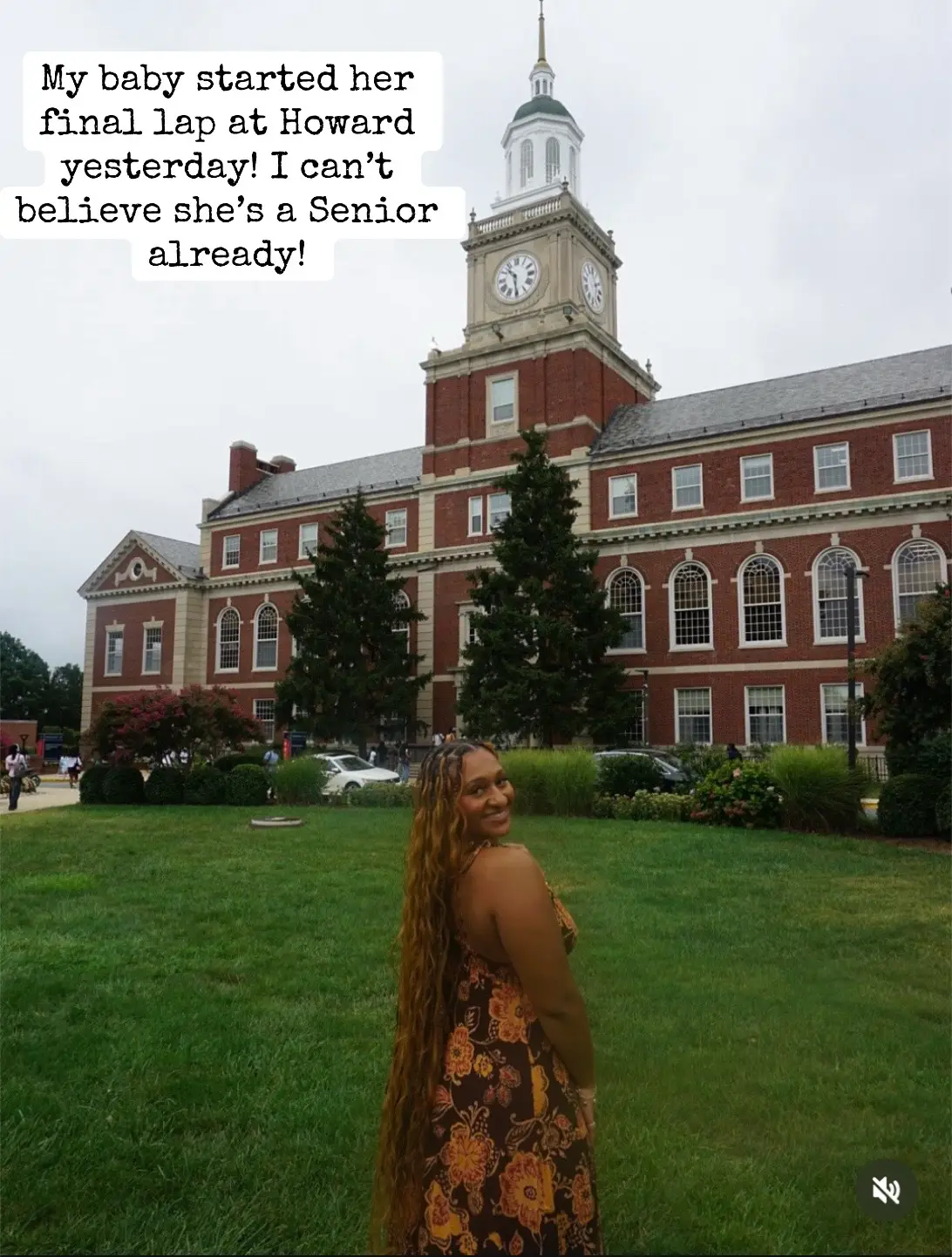 Let’s GOOOOOO!!! Senior year! Graduation will be here before we know it! #howarduniversity #hbcu 