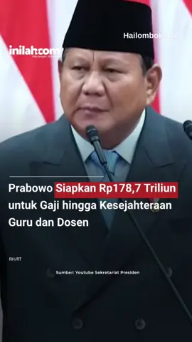 Presiden Prabowo Naikkan Gaji Guru Hingga Rp178,7 Triliun, Dosen Umsida Beri Tanggapan. – Presiden Prabowo Subianto resmi menaikkan gaji guru baik guru ASN maupun non ASN mulai tahun 2025 esok. Hal tersebut ia sampaikan pada saat acara puncak peringatan Hari Guru Nasional. Selengkapnya di ig hailombokutara #inilahnews #prabowosubianto #hutri80 #rapatparipurnadprri #apbn2026 