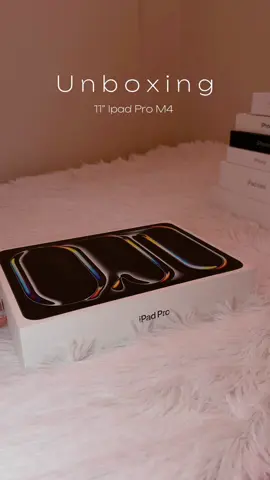 𐙚 iPad Pro 11” (M4) Space Black unboxing˚✿⋆𓍢 ˚ #ipad #unboxing #asmr #ipadpro #chaeng_ica 