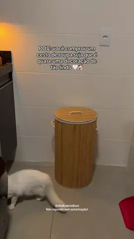 E o melhor é que foi super baratinho 😊❤️. Deixei o link no vídeo  #casa #enxoval #lavanderia #organização Cesto de roupa suja de bambu no TikTok shop 