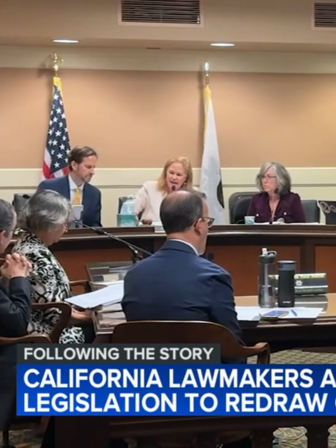 A California legislative hearing turned into a shouting match Tuesday as a Republican lawmaker clashed with Democrats over a partisan plan to rewrite U.S. House maps to win Democrats more seats. ABC7 News political reporter @themonicamadden has the story.  #redistricting #politics #sacramento #republicans #democrats #statecapitol #california #gerrymandering #abc7news #fyp #foryoupage