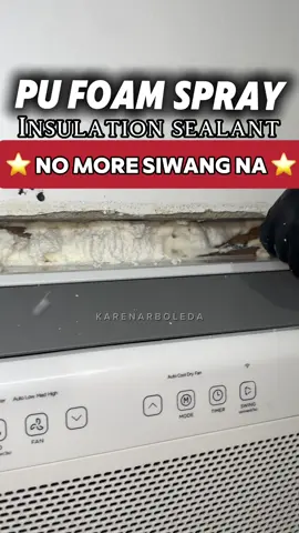 No more Siwang na kapag ginamit mo to. #pufoamspray #pufoam #foamspray 
