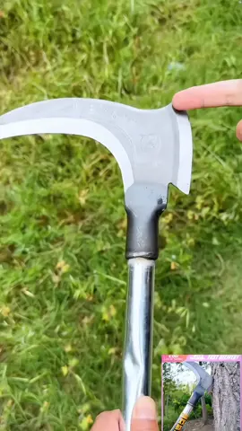 Garden Reaping Hook Cutting Si#Dual-purpose Scythe #Manganese Steel Scythe#Hand-forged #OutdoorTools #High-performance Practical Tools 