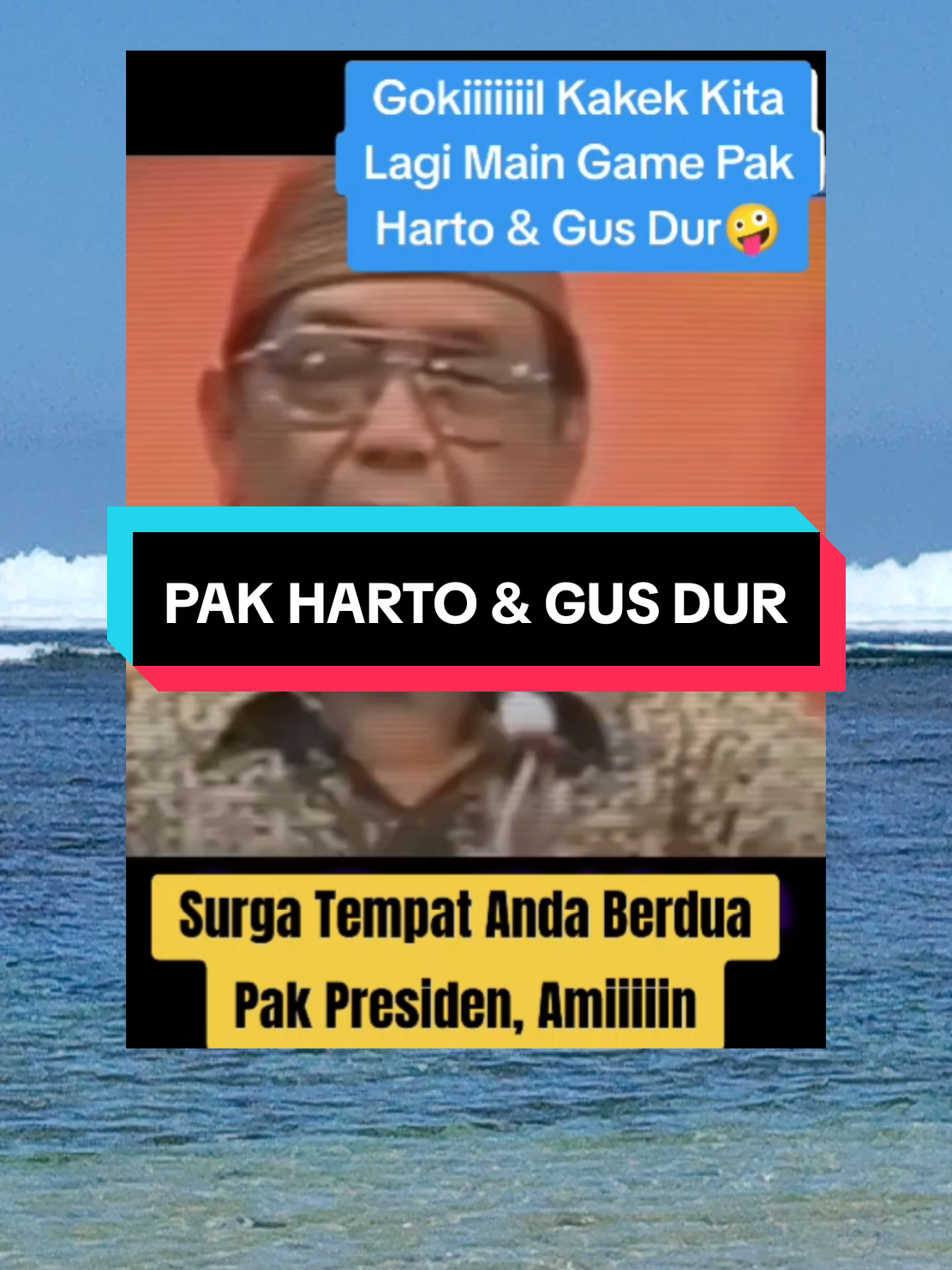 Simpan Video ini Akan Muncul Rasa Rindu Dan Cinta Pada Beliau #gusdur #pakharto #presidenindonesia 