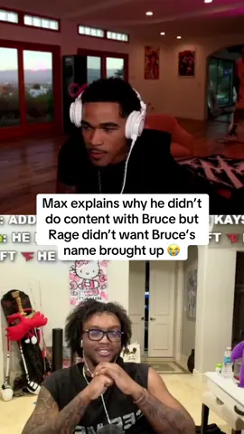 Max explains why he didn’t do content with Bruce but Rage didn’t want Bruce’s name brought up 😭 #plaqueboymax #brucedropemoff #viral #fyp #trending 