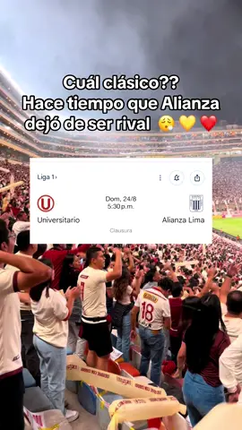 Clásico es GANARTE 😮‍💨❤️💛  #universitariodedeportes #ydaleu #trincheranorte #futbol #fyp #crema #peru #contenido #viraltiktok 