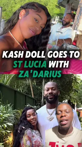 Kash Doll & Za’Darius Go To St. Lucia #kashdoll #zadariussmith 