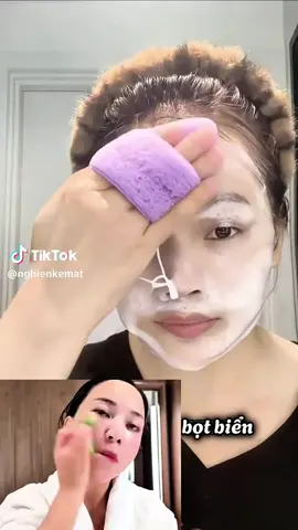 Mút rửa mặt tạo bọt dùng thích lắm các nàng ơi 👒