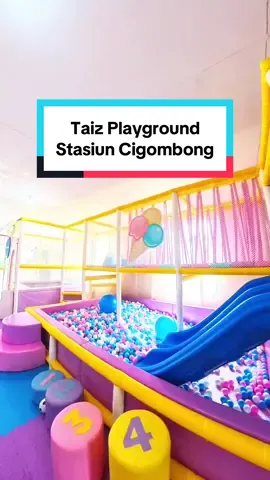 Ceria bahagia bersama di Cigombong! 😍 #cigombong #stasiuncigombong #bogorselatan #playground 