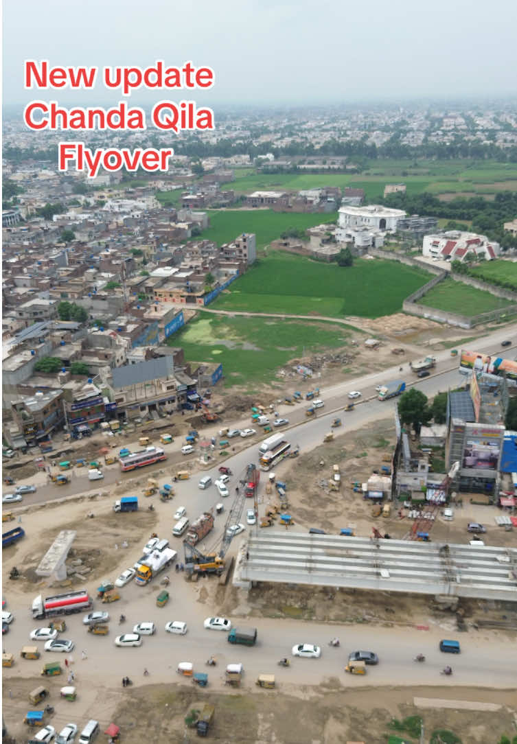 New update Chanda Qila flyover Gujranwala #gujranwala🦁❣️🦁 #droneshot #alidrone3 #dji #gujranwala_da_shehzada❤️ 