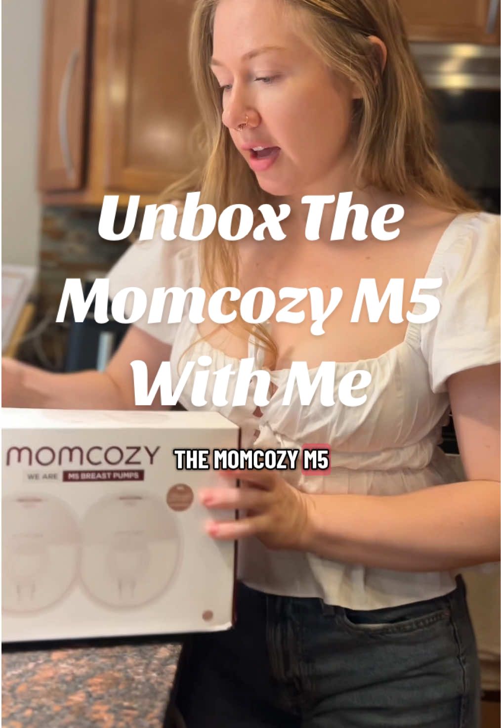 Unbox the MomCozy M5 with me!  My baby is exclusively breastfed, but I haven't done much pumping yet because... well, the boy is particular about the source lol. As we approach solids though, I'd love to get some extra breastmilk pumped and frozen so I can introduce a straw cup soon.  My biggest takeaway so far? The inclusion of a nipple measuring kit AND extra flange sizes! Idk who decided 24mm was the average size of a nipple 🫠. Can't wait to use this pump asap with the proper measurement! #momcozypump #momcozybreastpump #momcozym5 #breastpump #pumpingmom #breastfeeding #mommusthaves 