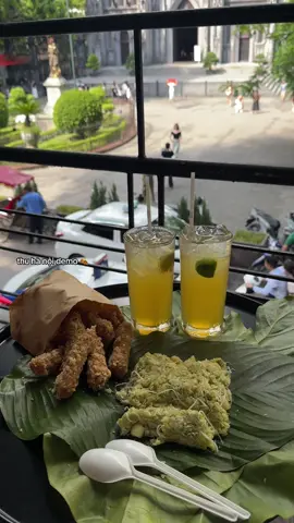 view trà chanh nhà thờ vừa mát vừa ko bon chen 🍂 #trachanhnhatho #thuhanoi #muathuhanoi 
