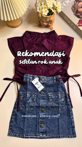 Setelan rok anak cewek gemeshh💗💕 #onesetanakcewek #setelananakcewek #ootdanakcewek #outfitanakcewek 