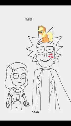 thank you @charles for the idea lol I could’ve done a better job animating beth but it’s okay I love mlp #rickandmorty #animation #ricksanchez #funny #mlp 
