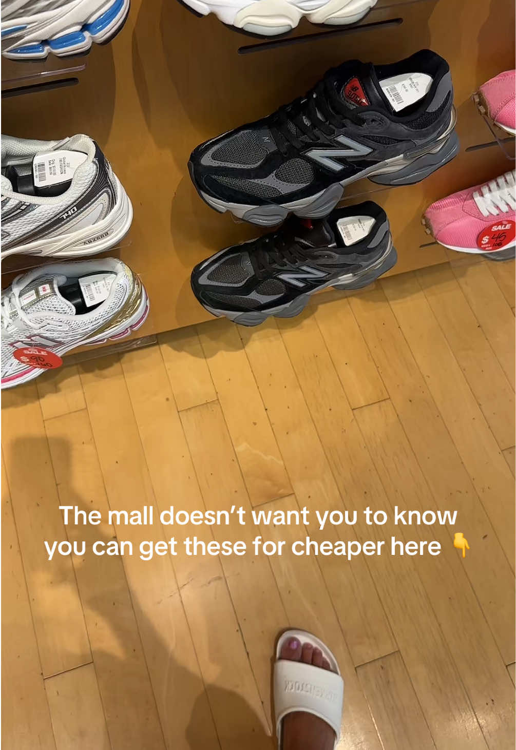 Almost paid $150 for these new balance 9060s at the mall 😅 thank you TikTok Shop for saving my wallet. Same shoes, way less 💸#newbalance9060 #newbalanceshoes #9060newbalance #shoegamestrong 